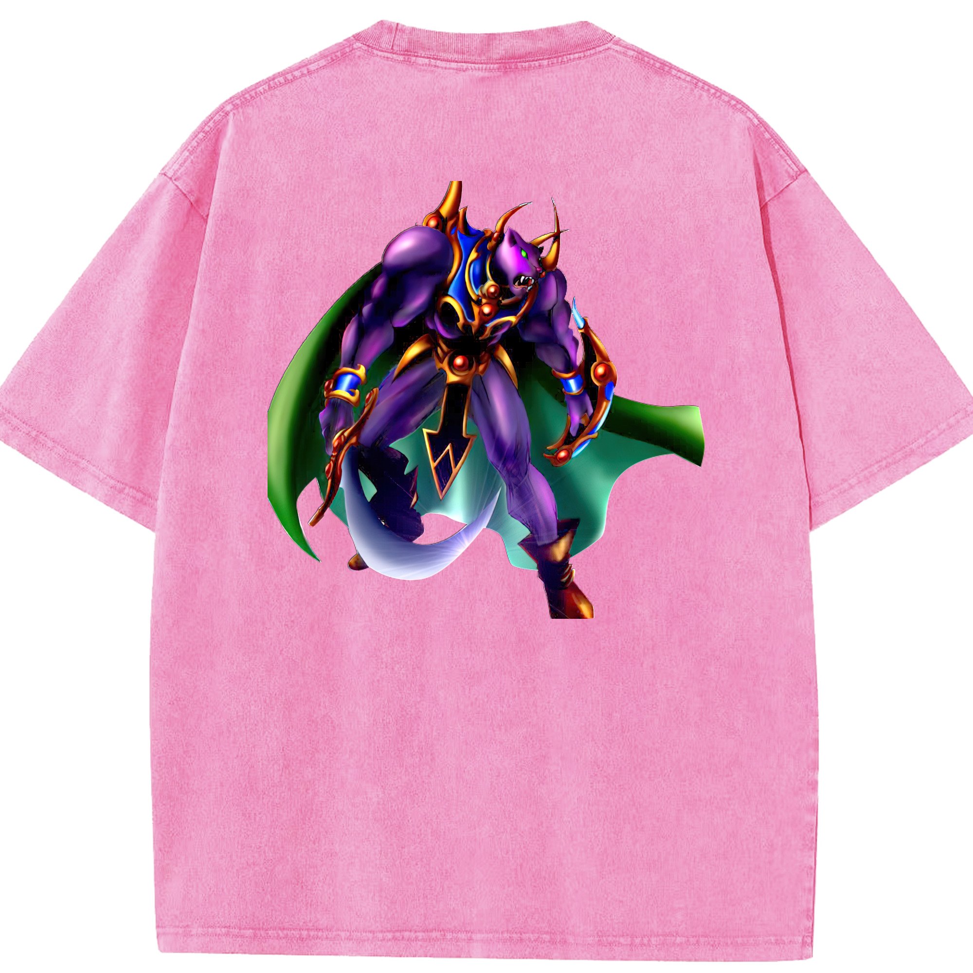 （画像用） 遊☆戯☆王 Yu-Gi-Oh! 綿100% ヴィンテージ風 半袖Tシャツ（背面プリント）
